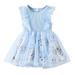 Girl First Birthday Outfit Baby Girl Fist Birthday Outfit Toddler Girls Sleeveless Floral Prints Tulle Ribbed Princess Dress Clothes Girl Size 10 Dress Toddler Girl Holiday Outfit