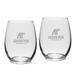 Austin Peay State Governors Team Design Two-Piece 15oz. Stemless Wine Glass Set