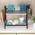 BEAUTY DEPOT 1Easylife Dish Drying Rack, 2-Tier Compact Kitchen Dish Rack Drainboard Set, Large Rust-Proof Dish Drainer w/ Utensil Holder | Wayfair