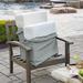 Latitude Run® Outdoor Lounge Chair 6" Cushion Polyester in Gray | 6 H x 24 W in | Wayfair 631C37035C4B409E8FE50D5ABA978080