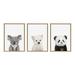 Isabelle & Max™ 'Baby Polar Bear/Baby Panda Bear/Baby Koala Bear' by Amy Peterson- 3 Piece Floater Frame Photograph Print Set on Canvas Canvas | Wayfair