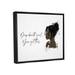 Stupell Industries You Got This Girl Portrait Giclee Art By Alison Petrie Canvas in Black/Brown/White | 25 H x 31 W x 1.7 D in | Wayfair