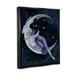 The Holiday Aisle® Moon Witch Starry Night Sky by Grace Popp - Graphic Art on Wood in Black/Brown/Gray | 31 H x 25 W x 1.7 D in | Wayfair