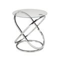 Ivy Bronx Cairo Accent Table Glass in Gray | 14.3 H x 22 W x 20.5 D in | Wayfair C4E1A73D9D6E4BAE83DE64D4B13B28E7