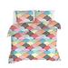 East Urban Home Multicolor 100% Cotton Duvet Cover Set Cotton | Full XL Duvet Cover + 2 Standard Pillowcases | Wayfair