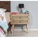 East Urban Home Lucile 2 - Drawer Nightstand Wood in White | 23.62 H x 24.02 W x 15.75 D in | Wayfair 611B9D09BFEC4D2D895567BB9124E5D2