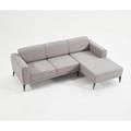 Gray Sectional - East Urban Home Klingler 98.43" Wide Linen Right Hand Facing Sofa & Chaise Linen | 33.46 H x 98.43 W x 62.99 D in | Wayfair