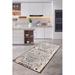 White 47 x 0.39 in Area Rug - East Urban Home Hollo Machine Made Flatweave Polyester/Velvet Area Rug in Gray/Black/Orange | 47 W x 0.39 D in | Wayfair