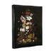 Stupell Industries Traditional Floral Goblet Still Life Framed Giclee Art By Stellar Design Studio Canvas in Black/Brown/Green | Wayfair