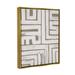 Stupell Industries Geometric Lines Pattern Arrangement Giclee Art By June Erica Vess Canvas in Gray | 21 H x 17 W x 1.7 D in | Wayfair