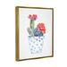 Bungalow Rose Patterned Cactus Planter by Sally Swatland - Graphic Art on Wood in Blue/Brown | 21 H x 17 W x 1.7 D in | Wayfair