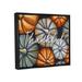 The Holiday Aisle® Autumn Thankful Pumpkins Phrase by Elizabeth Tyndall - Graphic Art on Wood in Brown/White | 25 H x 31 W x 1.7 D in | Wayfair