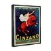 Stupell Industries Cinzano Vermouth Vintage Ad Giclee Art By Marcus Jules Canvas in Black/Red/White | 21 H x 17 W x 1.7 D in | Wayfair