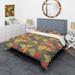 East Urban Home Green/Red/Blue Microfiber Duvet Cover Set Microfiber in Blue/Green/Red | King Duvet Cover + 2 King Shams | Wayfair