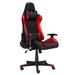 Inbox Zero Violet Gaming Chair Leather in Red/Black | 26.4 W x 22.8 D in | Wayfair D9CE126DBEDF43B387609D60AACCFEF4