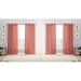 Gracie Oaks Taydan Polyester Curtain Polyester in Orange/Brown | 84 H x 38 W in | Wayfair 691E8EBE25DE46DDA7E6A972C60DECAA