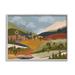 Stupell Industries Rolling Country Hills Farm Scenery Giclee Art By Lisa Perry Whitebutton Wood in Brown | 24 H x 30 W x 1.5 D in | Wayfair