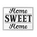 Stupell Industries Sweet Home Farmhouse Sign Giclee Art By Jalynn Heerdt Wood in Black/Brown/White | 24 H x 30 W x 1.5 D in | Wayfair