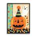 Stupell Industries Vintage Halloween Candy Pattern at-134 Wood in Black/Brown/Green | 20 H x 16 W x 1.5 D in | Wayfair at-134_fr_16x20