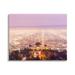 Stupell Industries Dome Landmark Overlooking Cityscape Canvas Wall Art By Jeff Poe Canvas in Brown/Pink | 24 H x 30 W x 1.5 D in | Wayfair