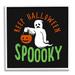 Stupell Industries Keep Halloween Spooky Trick at-142 Wood in Black/Brown | 17 H x 17 W x 1.5 D in | Wayfair at-142_wfr_17x17