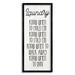 Stupell Industries Know When To Run Funny Laundry Framed Giclee Art By Lil' Rue Wood in Black/Brown/White | 24 H x 10 W x 1.5 D in | Wayfair