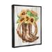 Stupell Industries Southern Sunflower Bouquet Boots Framed Floater Canvas Wall Art By Kim Allen Canvas in Brown/Green/Yellow | Wayfair