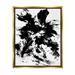 Stupell Industries Contemporary Ink Strokes Framed Giclee Art By Allan Friedlander Wood in Black/Brown | 31 H x 25 W x 1.7 D in | Wayfair