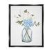 Stupell Industries Soft Cottage Flower Arrangement Framed Floater Canvas Wall Art By Ziwei Li Canvas in Blue/Green/White | Wayfair as-544_ffb_16x20