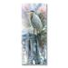 Stupell Industries Heron Bird Pond Water's Edge Canvas Wall Art By Dave Bartholet Metal in Blue/Gray | 40 H x 17 W x 1.5 D in | Wayfair