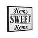 Trinx Sweet Home Farmhouse Sign by Jalynn Heerdt - Floater Frame Textual Art on Canvas in Black | 17 H x 21 W x 1.7 D in | Wayfair