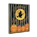 The Holiday Aisle® Happy Halloween Forest Witch by Deb Strain - Floater Frame Graphic Art on Canvas in Orange | 31 H x 25 W x 1.7 D in | Wayfair