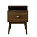 George Oliver Jordanka 1 - Drawer Nightstand Wood in Brown | 26.35 H x 18.95 W x 16.75 D in | Wayfair 5F09CB0C43A648E5BE1DBF263EA02395