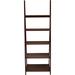 Latitude Run® 70.1" H x 24.8" W Solid Wood Ladder Bookcase Wood in Brown | 70.1 H x 24.8 W x 14 D in | Wayfair 661C1399360744D69C34C9C218839D55