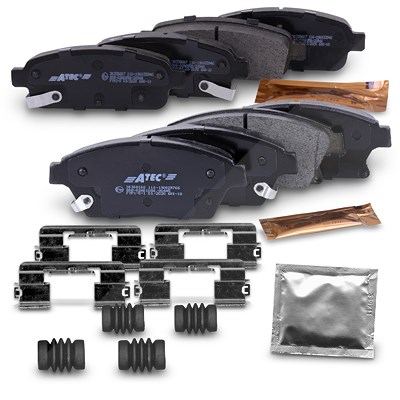 Bestprice 8x Bremsbeläge Vorne + Hinten [Hersteller-Nr. 40669670] für Chevrolet, Opel Image