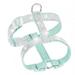 high-quality pet dog cat safety belt strap set with buckle Rhinestone adjustable chest strap Soft suede bow leather