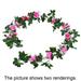 FaLX Artificial Flower Hanging Wall Art Decor Plastic Wedding Party Flower Ivy Vine for Home