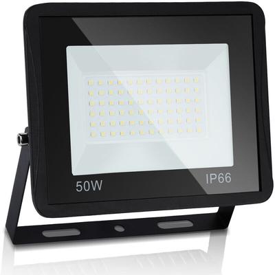 TolleTour led Fluter Flutlicht Strahler 50W Scheinwerfer Baustrahler Außen Lampe IP65 Warmweiß Image