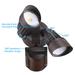 LED Security Light, Motion Sensor Flood Lights, 3000K, Bronze - 2PACK