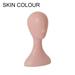 White Scarf Glasses Hat Dummy Wig Display stand Home Living Display Stand Plastic Mannequin Women s model wig holder Head Model SKIN COLOUR