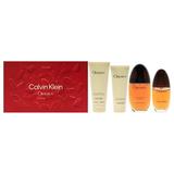 Obsession by Calvin Klein for Women - 4 Pc Gift Set 3.3oz EDP Spray 0.5oz EDP Spray 3.4oz Shower Gel 6.7oz Body Lotion