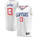 Men's Fanatics Branded Paul George White LA Clippers Fast Break Player Jersey - Association Edition