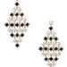 Kate Spade Jewelry | Nib Kate Spade New York Black And Clear Crystals Kaleidoscope Statement Earrings | Color: Black/Gold | Size: Os