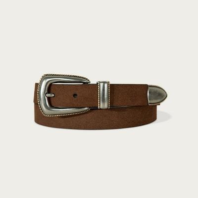 Lucky Brand Western Suede Belt - Women's Accessories Belts in Rust/Copper, Size L