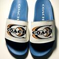 Coach Shoes | Coach Sport Slides | Color: Blue/White | Size: Various