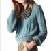 Anthropologie Sweaters | Anthropologie Guinevere Blue Sweater | Color: Blue/Green | Size: S