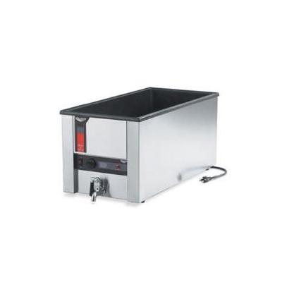 Vollrath 72051 Countertop 4/3 Food Warmer, With Drain