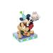 enesco Traditions Pluto Birthday w/ Mick Figurine Resin in Brown/Red/White | 6.2 H x 4.5 W x 5 D in | Wayfair 6007058