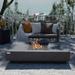 Elementi 13.8" H x 60" W Concrete Outdoor Fire Pit Table w/ Lid Concrete in White | 13.8 H x 60 W x 31.9 D in | Wayfair OFG416DG-NG-1