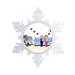 The Holiday Aisle® Personalized Friendly Folks Cartoon Snowflake Grandma & Grandpa | 5.5 H x 5.5 W x 0.25 D in | Wayfair